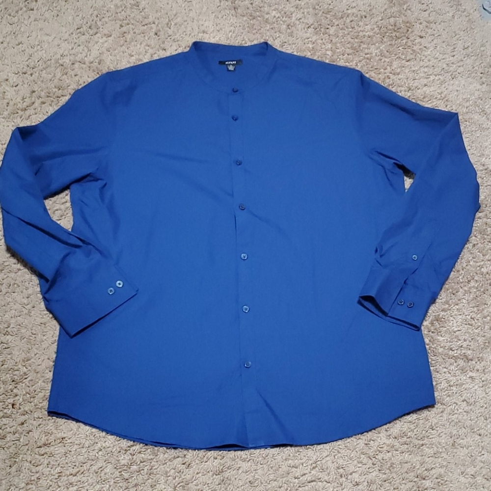 Bishop Neck Alfani Shirt